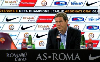 Garcia: "Dobbiamo essere all'altezza del destino della Roma. Obiettivo Champions"