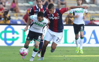 Sassuolo Re per una notte: segna Floro Flores, Bologna battuto nel derby