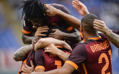 Roma bella e tosta: 5 gol al Carpi, Garcia fa festa