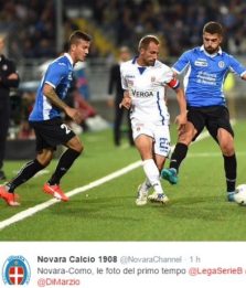 Como, prima gioia in campionato: Ebagua piega il Novara 0-2