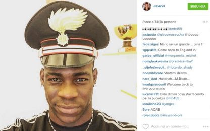 A rapporto dal Balo: Super Mario diventa carabiniere su Instagram