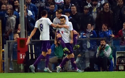 La Fiorentina si riprende la testa. Napoli, Higuain stende l'Udinese
