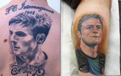 Zanetti-mania: su Facebook i tatuaggi dedicati all'ex capitano