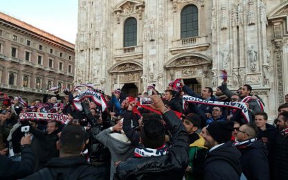 Tim Cup, c'è il Crotone a Milano: festa rossoblù in Duomo