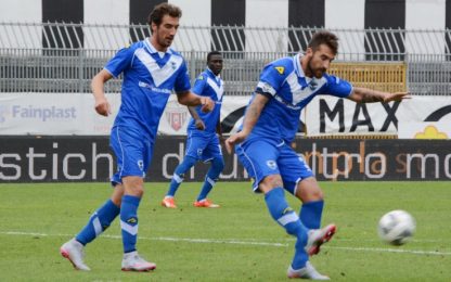 Serie B: Brescia bloccato dall'Entella, gioia Perugia