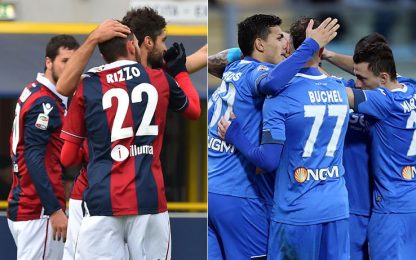 Serie A, Bologna-Empoli è l'anticipo. Roma-Genoa scontro tra deluse