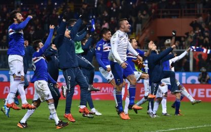 Il Genoa si inchina a Cassano, la Samp trionfa 3-2 nel derby