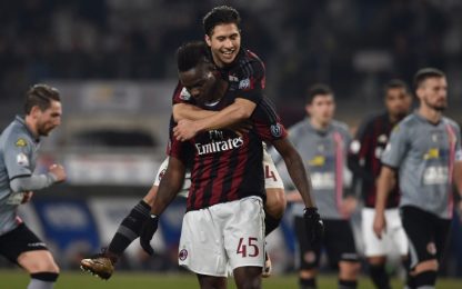 Tim Cup, primo round al Milan: Balo su rigore stende l'Alessandria