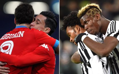Napoli e Juventus, una corsa da record: le due facce della vittoria