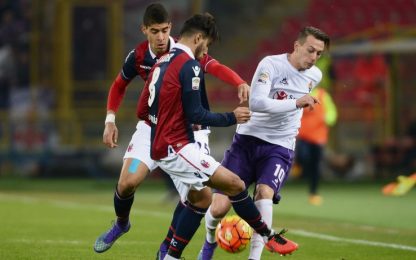 Bernardeschi non basta, Fiorentina fermata a Bologna