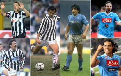 Maradona, Platini e i dream team: le Top 11 di Juve-Napoli