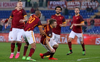 La Roma vuole ingranare la quarta. Juve-Napoli: difesa o attacco?