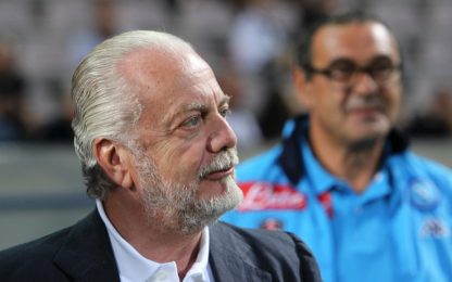 De Laurentiis: "Lasciamo il Napoli tranquillo, aspetta il Milan"