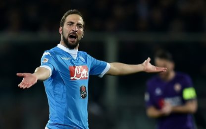Fiorentina-Napoli, vince lo spettacolo: Higuain risponde ad Alonso