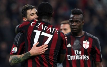 Coppa Italia, il Milan travolge l'Alessandria e vola in finale