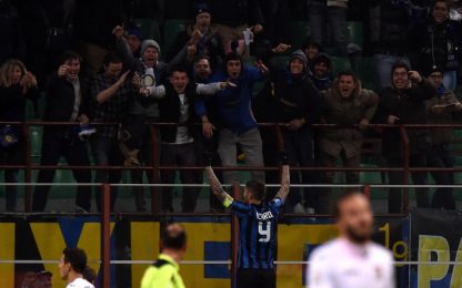 Tris al Palermo, l'Inter riparte e tiene il passo della Roma