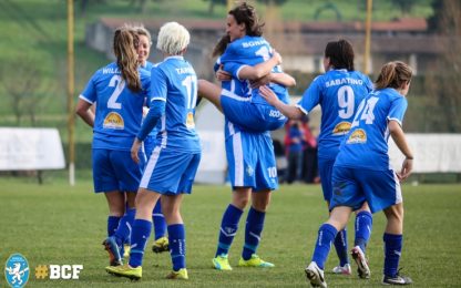 Serie A donne, pari tra Brescia e Mozzanica. In B sorride il Chieti