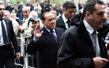 arrivo Berlusconi