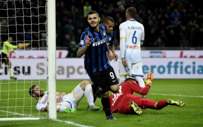 Serie A, Icardi fa 100 con l'Inter. Milan-Juve tra corner e subentrati