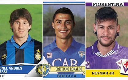 Il calcio di oggi negli anni 90? Messi all'Inter e CR7 al Brescia