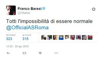 Tutti con Totti: il web celebra le gesta del capitano giallorosso
