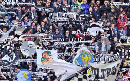Festeggiare, nonostante tutto: tifosi protagonisti a Udine