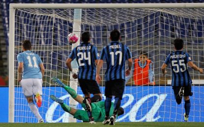 Klose e Candreva, la Lazio ritrova la vittoria: Inter ko all'Olimpico