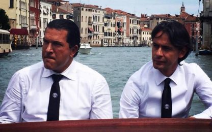 Inzaghi sbarca a Venezia: "Società da serie A"