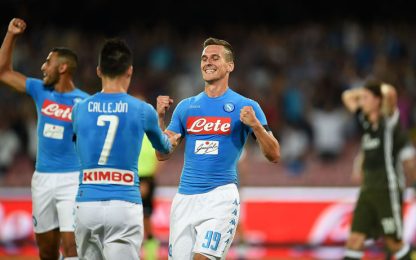Napoli, lista Uefa: fuori El Kaddouri e Tonelli
