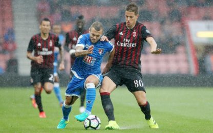 Milan, Suso e Niang stendono 2-1 il Bournemouth