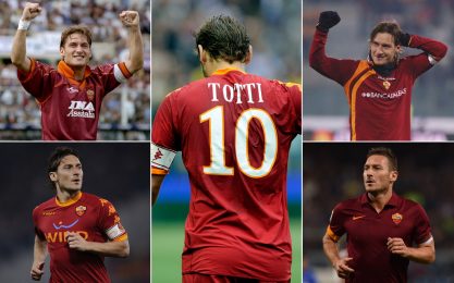 Totti, un campione infinito: 40 anni da Re di Roma