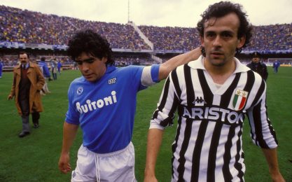 Amarcord Juve-Napoli: quando lo show era Maradona