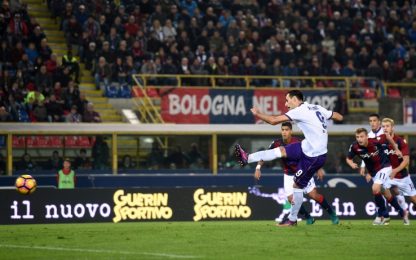 Ci pensa Kalinic: la Viola batte 1-0 il Bologna
