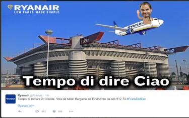 "Tempo di dire ciao", il saluto sui social a De Boer