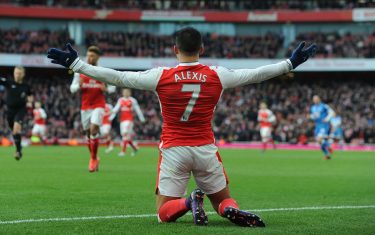 LONDON, ENGLAND - NOVEMBER 27:  Alexis Sanchez of Arsenal during the Premier League match between Arsenal and AFC Bournemouth at Emirates Stadium on November 27, 2016 in London, England.  (Photo by David Price/Arsenal FC via Getty Images)