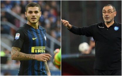 Napoli-Inter, Sarri contro il sogno estivo Icardi