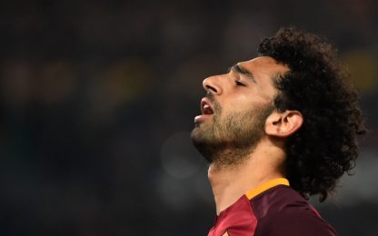 Roma, Salah salta il derby e rischia un lungo stop