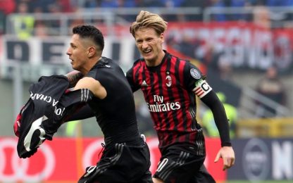 Lapadula salva il Milan: 2-1 al Crotone