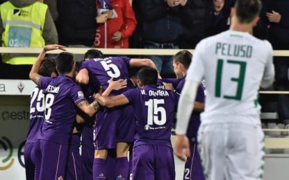 Fiorentina, Kalinic scatenato: 2-1 al Sassuolo