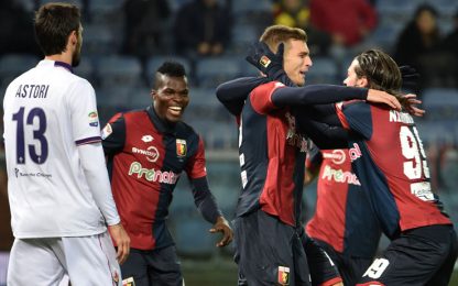 Genoa, fortino Marassi: 1-0 contro la Fiorentina
