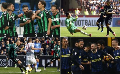 Sassuolo-Inter, che precedenti: si riparte dal 3-3