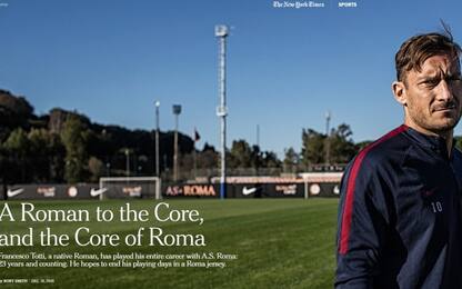 Totti 'core' de Roma, l'omaggio del NY Times