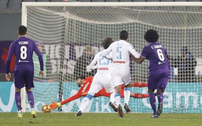 Fiorentina-Napoli, show pazzesco al Franchi: 3-3