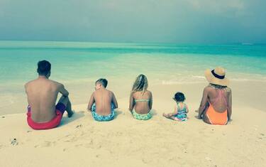 “Il regalo più bello”. Totti & family alle Maldive