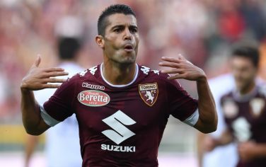 TURIN, ITALY - OCTOBER 02:  Iago Falque of FC Torino celebrates after scoring the opening goal during the Serie A match between FC Torino and ACF Fiorentina at Stadio Olimpico di Torino on October 2, 2016 in Turin, Italy.  (Photo by Valerio Pennicino/Getty Images)