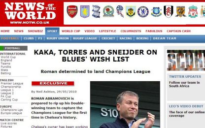 Abramovich torna a spendere: Kakà, Torres o Sneijder