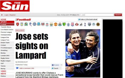 Mourinho ci prova: vuole Lampard per il suo Real Madrid