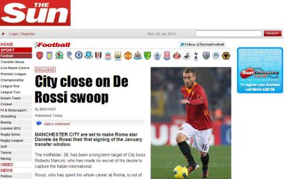 Capitan furto: il City vuole togliere De Rossi alla Roma