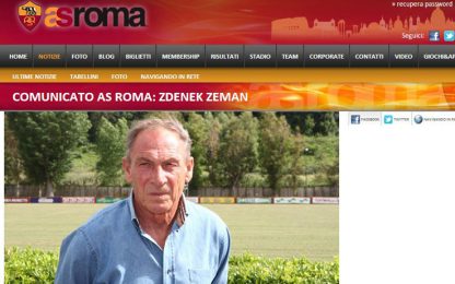 Zeman-Roma, ora è ufficiale: contratto per due anni