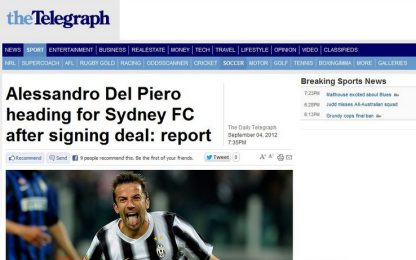 Del Piero ha scelto l'Australia: firmerà per il Sydney Fc